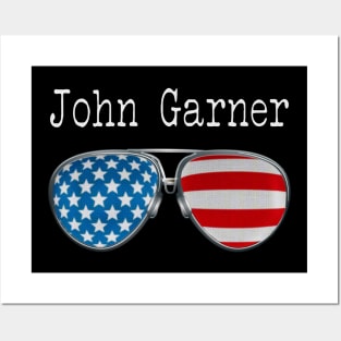 AMERICA PILOT GLASSES JOHN GARNER Posters and Art